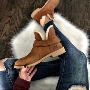 UGG MCKAY CHESTNUT BOOTS - WOMEN'S 8.5